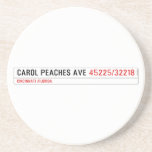 CAROL PEACHES AVE  Coasters (Sandstone)