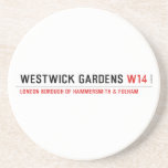 Westwick Gardens  Coasters (Sandstone)