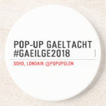 Pop-Up Gaeltacht #Gaeilge2018  Coasters (Sandstone)