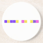 Happy new year  Coasters (Sandstone)