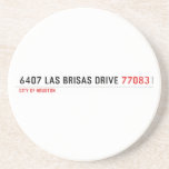 6407 Las Brisas Drive  Coasters (Sandstone)