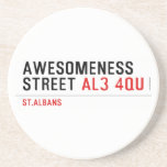 awesomeness street  Coasters (Sandstone)