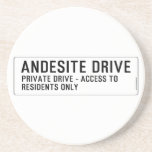 andesite drive  Coasters (Sandstone)