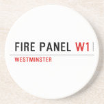 FIRE PANEL  Coasters (Sandstone)