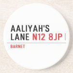 Aaliyah's  Lane  Coasters (Sandstone)