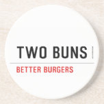  TWO BUNS  Coasters (Sandstone)