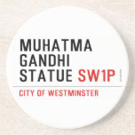 muhatma gandhi statue  Coasters (Sandstone)