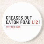 Creases Out Eaton Road  Coasters (Sandstone)