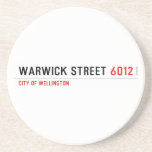 Warwick Street  Coasters (Sandstone)
