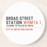 BROAD STREET STATION  Coasters (Sandstone)