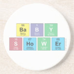 Baby 
 shower  Coasters (Sandstone)