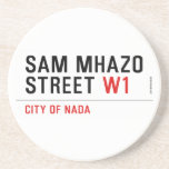 Sam Mhazo Street  Coasters (Sandstone)