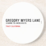 Gregory Myers Lane  Coasters (Sandstone)