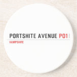 Portshite Avenue  Coasters (Sandstone)