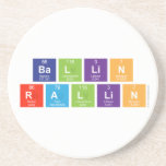 Ba|l|li|n
 R|a|llin  Coasters (Sandstone)