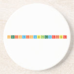 PeriodicTableWriter  Coasters (Sandstone)