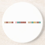 Happy birthday Christine  Coasters (Sandstone)