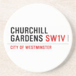 churchill gardens  Coasters (Sandstone)