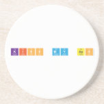 kiss my ass  Coasters (Sandstone)