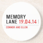 MEMORY LANE  Coasters (Sandstone)