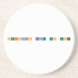 Periodic Name Project  Coasters (Sandstone)