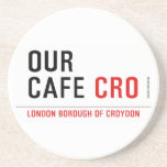our cafe  Coasters (Sandstone)