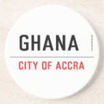 GHANA  Coasters (Sandstone)