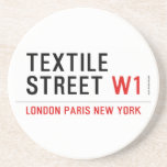 Textile Street  Coasters (Sandstone)