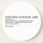 Oxford Avenue  Coasters (Sandstone)