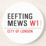 EEFTING MEWS  Coasters (Sandstone)