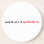 Admin carLEX  Coasters (Sandstone)