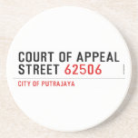 COURT OF APPEAL STREET  Coasters (Sandstone)