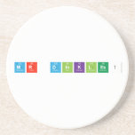 Mr Dinkles!  Coasters (Sandstone)