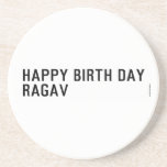 Happy birth day  Ragav  Coasters (Sandstone)