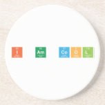 i am cool  Coasters (Sandstone)