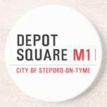 Depot Square  Coasters (Sandstone)