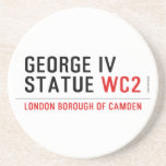 george iv statue  Coasters (Sandstone)