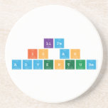 Life
 is an
 adventure  Coasters (Sandstone)