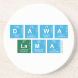 DAWA
  LAMA  Coasters (Sandstone)