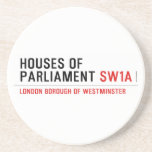 houses of parliament  Coasters (Sandstone)