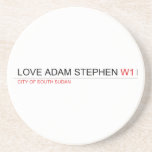 Love adam stephen  Coasters (Sandstone)