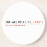 buffalo creek rd.  Coasters (Sandstone)