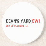 DEAN'S YARD  Coasters (Sandstone)