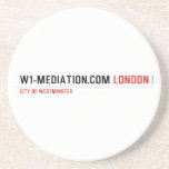 W1-Mediation.com  Coasters (Sandstone)