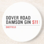 Dover Road  Damson Gin  Coasters (Sandstone)
