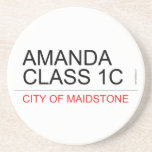 AMANDA class 1C  Coasters (Sandstone)