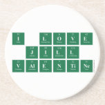 I Love
 Jill
 Valentine  Coasters (Sandstone)