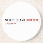 Street of anil  Coasters (Sandstone)