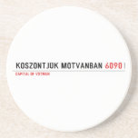 Köszöntjük Mótvánban  Coasters (Sandstone)