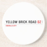 YELLOW BRICK ROAD  Coasters (Sandstone)